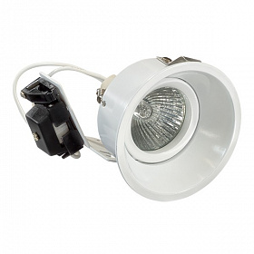 Светильник точечный встраиваемый декоративный под заменяемые галогенные или LED лампы Lightstar Domino 214606 - фото и цены