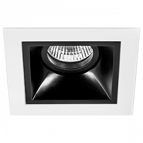Комплект из встраиваемого светильника и рамки Lightstar Domino D51607 - фото и цены