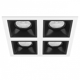 Комплект из светильников и рамки Lightstar Domino D54607070707 - фото и цены