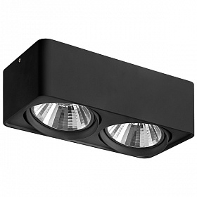 Светильник точечный накладной декоративный под заменяемые галогенные или LED лампы Lightstar Monocco 212627 - фото и цены